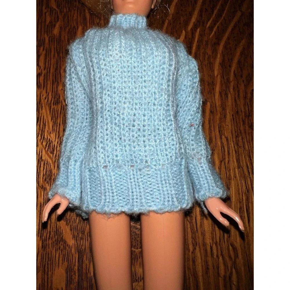 Vintage 1981 Jordache Fashion Doll Sweater Snap Neck Barbie Size 11.5